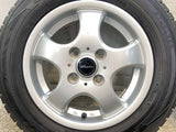 ダンロップ ウィンターマックス WM02 145/80R13  /　 Justio 4.5J+45 100-4穴 4本