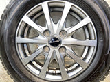 ダンロップ ウィンターマックス WM02 145/80R13  /　 エクシーダ 4.0J+45 100-4穴 4本