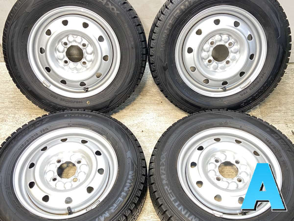 ダンロップ ウィンターマックス WM02 145/80R13  /　 TOPY V52 4.0J+ 100-4穴 4本