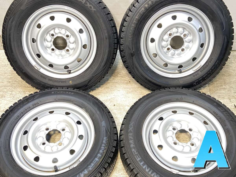 ダンロップ ウィンターマックス WM02 145/80R13  /　 TOPY V52 4.0J+ 100-4穴 4本