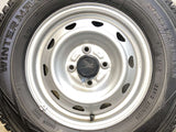 ダンロップ ウィンターマックス SV01 165R13 6PR /　 キャロウィン E4 4.5J+ 100-4穴 4本