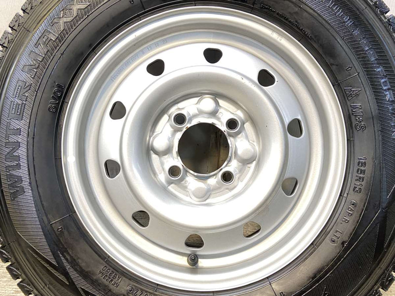ダンロップ ウィンターマックス SV01 165R13 6PR /　 TOPY M70 5.0J+ 100-4穴 4本