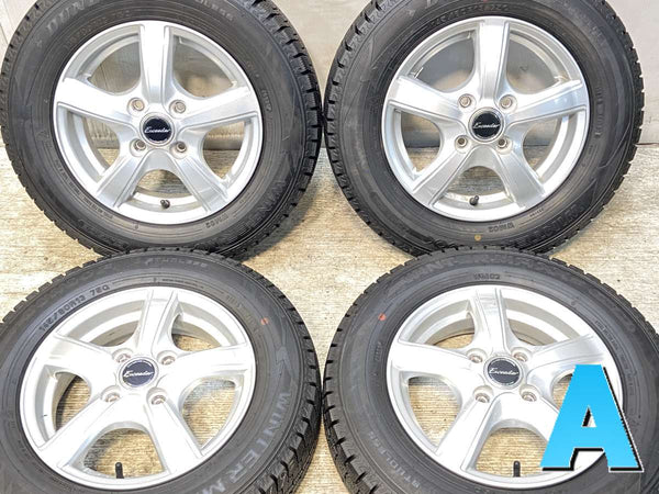 ダンロップ ウィンターマックス WM02 145/80R13  /　 エクシーダー 4.0J+43 100-4穴 4本