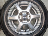 ダンロップ ウィンターマックス WM02 145/80R13  /　 WEZEN 4.0J+42 100-4穴 4本
