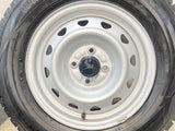 ダンロップ ウィンターマックス WM02 185/70R14  /　 キャロウィン 5.0J+ 100-4穴 4本