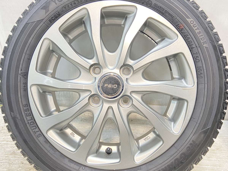 ヨコハマ アイスガード iG50 PLUS 155/65R14 / FEID 4.5J+45 100-4穴 4本 – タイヤ・ホイールカンパニー