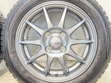 ダンロップ ウィンターマックス WM02 155/65R14  /　 ABELIA SPORT 4.5J+45 100-4穴 4本