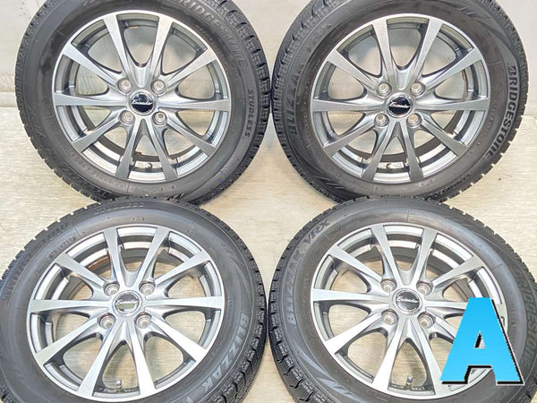 ブリヂストン ブリザック VRX 155/65R14  /　 エクシーダー 4.5J+45 100-4穴 4本