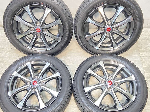 イエローハット PRACTIVA ICE BP02 155/65R14  /　 GAIERIA 4.5J+45 100-4穴 4本