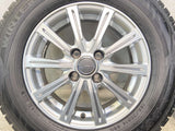ダンロップ ウィンターマックス WM02 185/70R14  /　 MILLOUS 5.5J+38 100-4穴 4本
