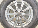 ダンロップ ウィンターマックス WM02 185/70R14  /　 MILLOUS 5.5J+38 100-4穴 4本