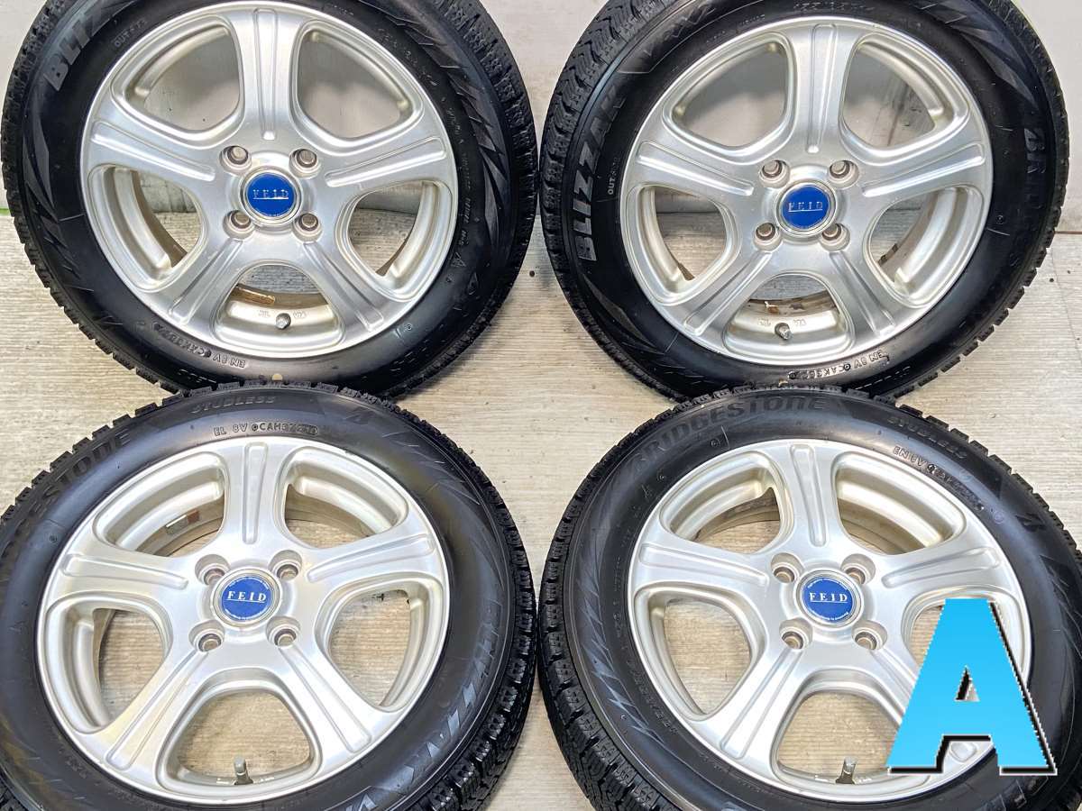ふぐり2 ブリヂストン ブリザック VRX2 155/65R14 / FEID 4.5J+46 100-4穴 4本