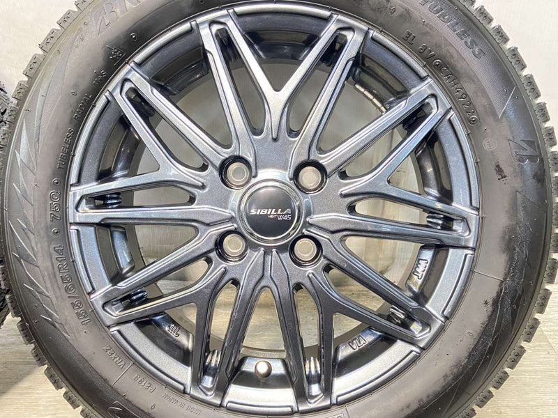 ブリヂストン ブリザック VRX2 155/65R14 / SIBILLA NEXT W45 4.5J+45 