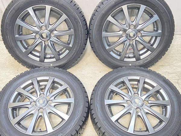 ダンロップ ウィンターマックス WM01 165/65R14  /　 MANARAY SPORT 4.5J+43 100-4穴 4本