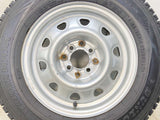 ダンロップ ウィンターマックス SV01 165/80R14 97/95LT /　 TOPY V6A 5.0J+ 100/114.3-4穴 4本