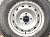ダンロップ ウィンターマックス SV01 175/80R14 99/98LT /　 キャロウィン Ｋ3 5.0J+ 114.3-4穴 4本