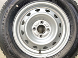 ダンロップ ウィンターマックス WM02 185/70R14  /　 TOPY J9 5.0J+ 100-4穴 4本