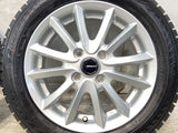 グッドイヤー アイスナビ8 155/65R14  /　 QRASIZ 4.5J+45 100-4穴 4本