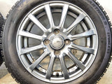 ブリヂストン アイスパートナー2 155/65R14  /　 SIBILLA B-12 4.5J+45 100-4穴 4本