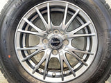 グッドイヤー アイスナビ 7 185/70R14  /　 エクシーダ 5.5J+43 100-4穴 4本