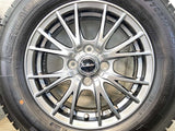 グッドイヤー アイスナビ 7 185/70R14  /　 エクシーダ 5.5J+43 100-4穴 4本