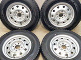 ダンロップ ウィンターマックス SV01 175/80R14 90/98LT /　 TOPY V6A 5.0J+ 100/114.3-4穴 4本