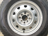 ダンロップ ウィンターマックス SV01 175/80R14 90/98LT /　 TOPY V6A 5.0J+ 100/114.3-4穴 4本
