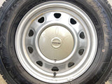 ダンロップ ウィンターマックス LV01 175/80R14 99/98LT /　 SCHWARZ V6A 5.0J+ 100/114.3-4穴 4本