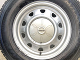 ダンロップ ウィンターマックス LV01 175/80R14 99/98LT /　 SCHWARZ V6A 5.0J+ 100/114.3-4穴 4本