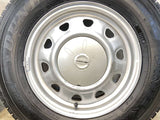 ダンロップ ウィンターマックス LV01 175/80R14 99/98LT /　 SCHWARZ V6A 5.0J+ 100/114.3-4穴 4本