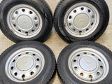 ダンロップ ウィンターマックス SV01 165/80R14 97/95LT /　 SCHWARZ V6A 5.0J+ 100/114.3-4穴 4本