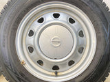 ダンロップ ウィンターマックス SV01 165/80R14 97/95LT /　 SCHWARZ V6A 5.0J+ 100/114.3-4穴 4本