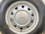 ダンロップ ウィンターマックス SV01 165/80R14 97/95LT /　 SCHWARZ V6A 5.0J+ 100/114.3-4穴 4本