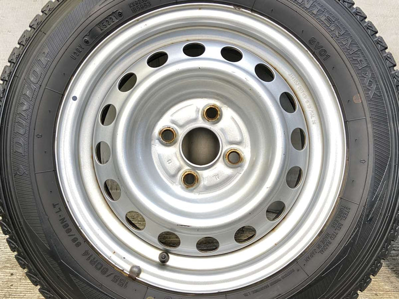 ダンロップ ウィンターマックス SV01 155/80R14 88/86LT /トヨタ純正 AL 5.0J+39 100-4穴 4本