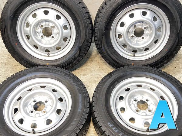 ダンロップ ウィンターマックス WM02 185/70R14  /　 TOPY M47A 5.0J+ 100-4穴 4本