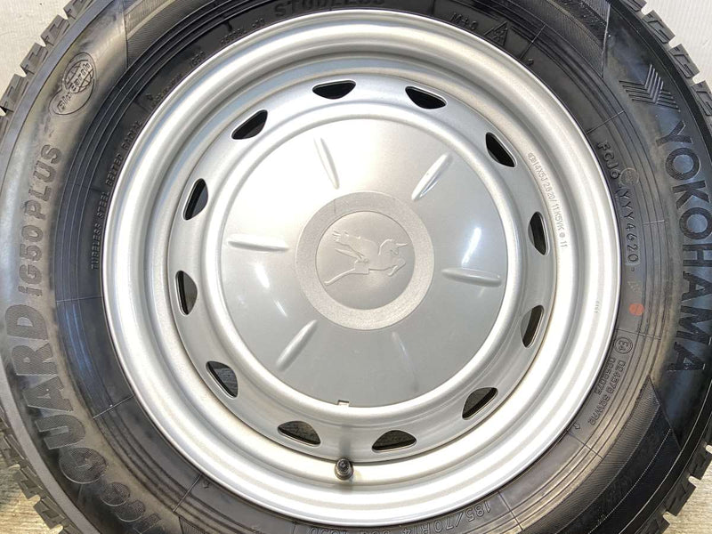ヨコハマ アイスガード iG50 PLUS 185/70R14  /　 キャロウィン VK 5.0J+ 100/114.3-4穴 4本