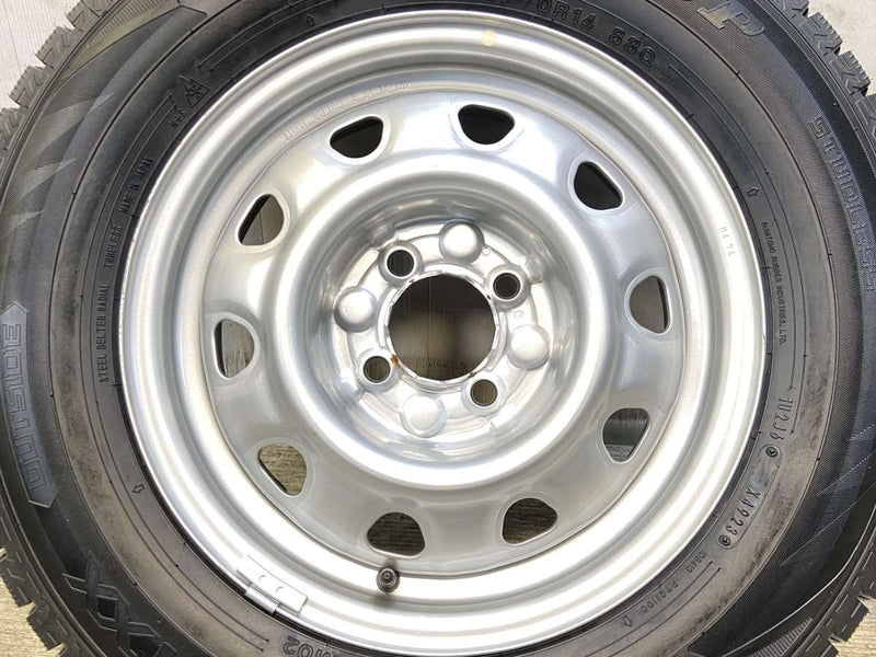 ダンロップ ウィンターマックス WM02 185/70R14  /　 TOPY M47A 5.0J+ 100-4穴 4本