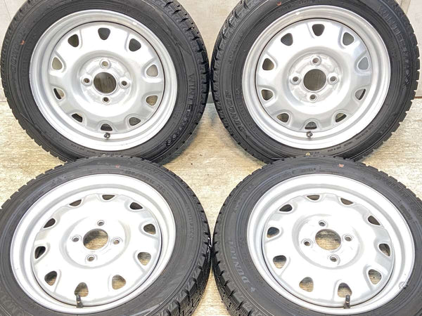 ダンロップ ウィンターマックス WM02 155/65R14  /　 TOPY M73 4.5J+ 100-4穴 4本