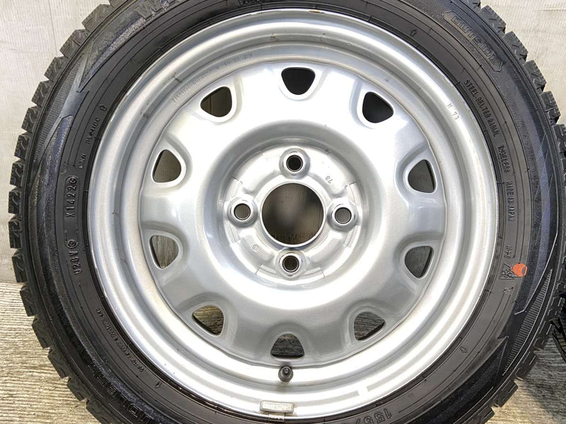ダンロップ ウィンターマックス WM02 155/65R14  /　 TOPY M73 4.5J+ 100-4穴 4本