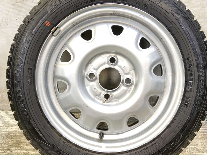 ダンロップ ウィンターマックス WM02 155/65R14  /　 TOPY M73 4.5J+ 100-4穴 4本