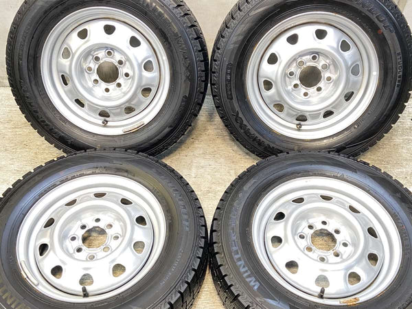 ダンロップ ウィンターマックス WM02 185/70R14  /　 TOPY V6A 5.0J+ 100/114.3-4穴 4本