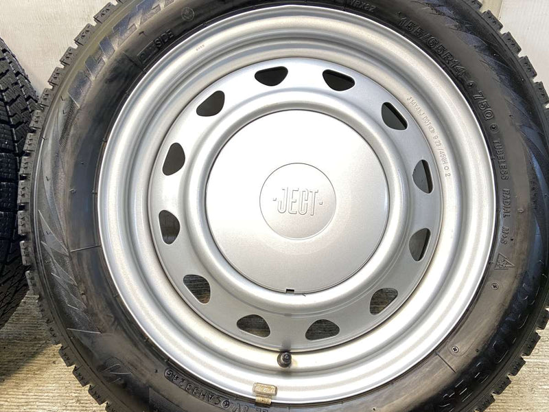 ブリヂストン ブリザック VRX2 155/65R14  /　 JECT MN 4.5J+ 100/114.3-4穴 4本