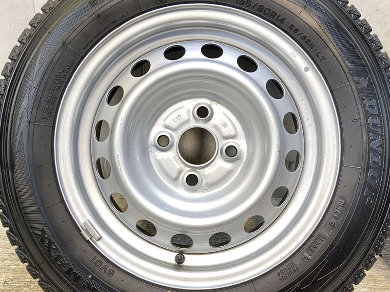ダンロップ ウィンターマックス SV01 155/80R14 88/86LT /トヨタ純正 L10 5.0J+39 100-4穴 4本