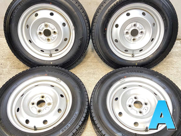 ヨコハマ アイスガード iG91 155/80R14 88/86LT /　 A6VB 5.0J+39 100-4穴 4本