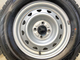 ダンロップ ウィンターマックス WM02 185/70R14  /　 キャロウィン J9 5.0J+ 100-4穴 4本