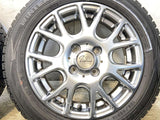ダンロップ ウィンターマックス WM02 155/65R14  /　 ヴェルサンディー 4.5J+45 100-4穴 4本