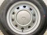 ダンロップ ウィンターマックス LV01 forVAN 165/80R14 91/90LT /　 SCHWARZ MV V6A 5.0J+ 100/114.3-4穴 4本