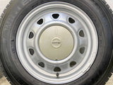 ダンロップ ウィンターマックス LV01 forVAN 165/80R14 91/90LT /　 SCHWARZ MV V6A 5.0J+ 100/114.3-4穴 4本