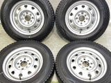 ダンロップ ウィンターマックス SV01 165/80R14 97/95N LT /　 TOPY V6A 5.0J+38.5 100-4穴 4本