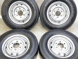 ダンロップ ウィンターマックス LV01 for VAN 185/80R14 102/100LT /　  5.0J+ 139.7-6穴 4本